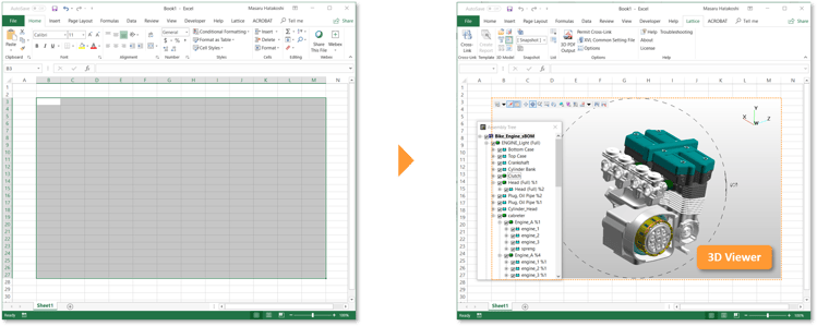 Embed 3D Models in Technical Documents